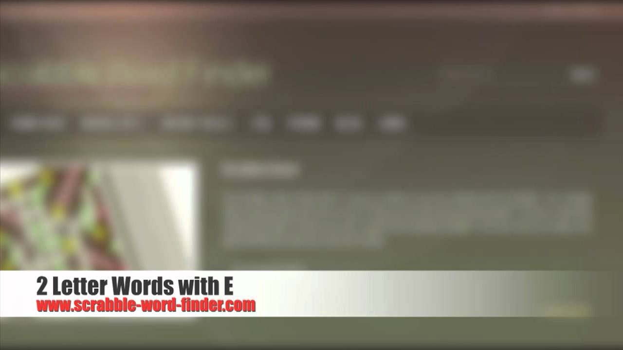 2 letter words with e youtube 2 letter e words