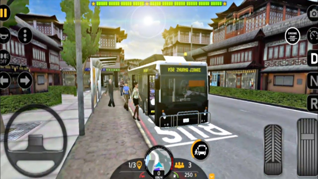 bus simulator evo 3D coach real bus driving city Ios Android gameplay ...
