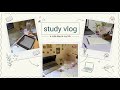 night study vlog 🤍✨📚 pulling an all nighter, cozyproductive night routine, lots of note taking etc.