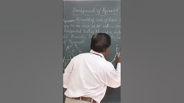 Development/ Frustum of Square Pyramid/ Technical video