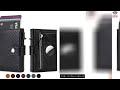Airtag Wallet Rfid Credit Card Holder Men Wallets Trifold Luxury Slim Air Tag Tracker Minimalist Car