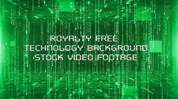 Green technology background video | Hi tech matrix background | futuristic animated background loops