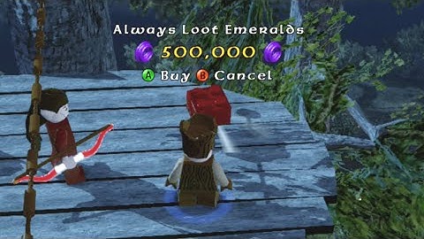 LEGO The Hobbit - Always Loot Emeralds Red Bricks Location