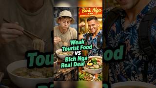 Weak Tourist Food vs Bích Nga Real Deal 💪#StreetFood #bichnga #VietnamFood #Vietnam #saigon