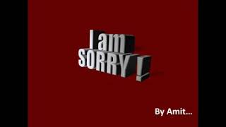 I'm sorry for loving you too much
