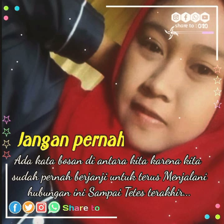 Story WA 30, detik Jangan Pernah Ada Kata Bosan.