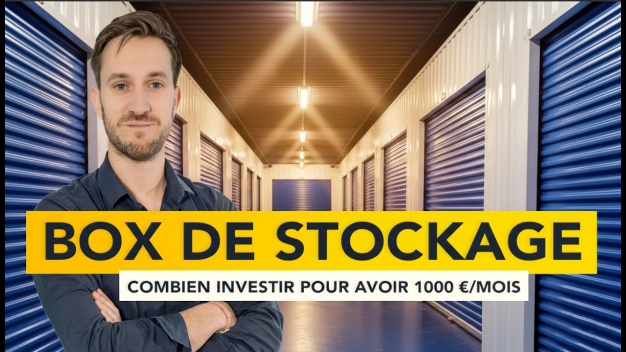 1 000 €/mois avec des box de stockage : combien faut-il investir vraiment ?