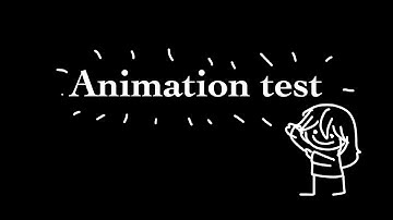 first YouTube video - animation test
