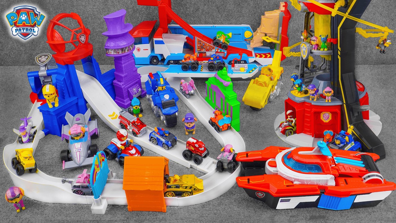 PAW Patrol to the Rescue! Paw Patrol Truck Set with ALL Pups 🐶🚨 | Paw Patrol Unboxing ASMR#pawpatrol