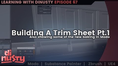 Building A Trim Sheet Pt.1 [EP67]