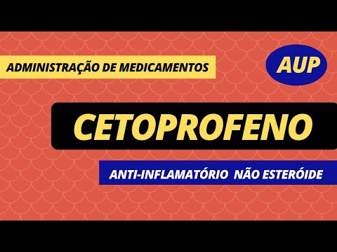 Vídeo: Cetoprofeno - Instruções, Aplicação, Contra-indicações