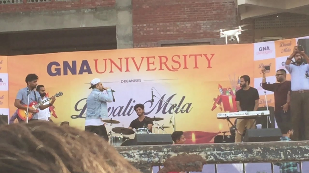 Akhil Live at a GNA UNIVERSITY