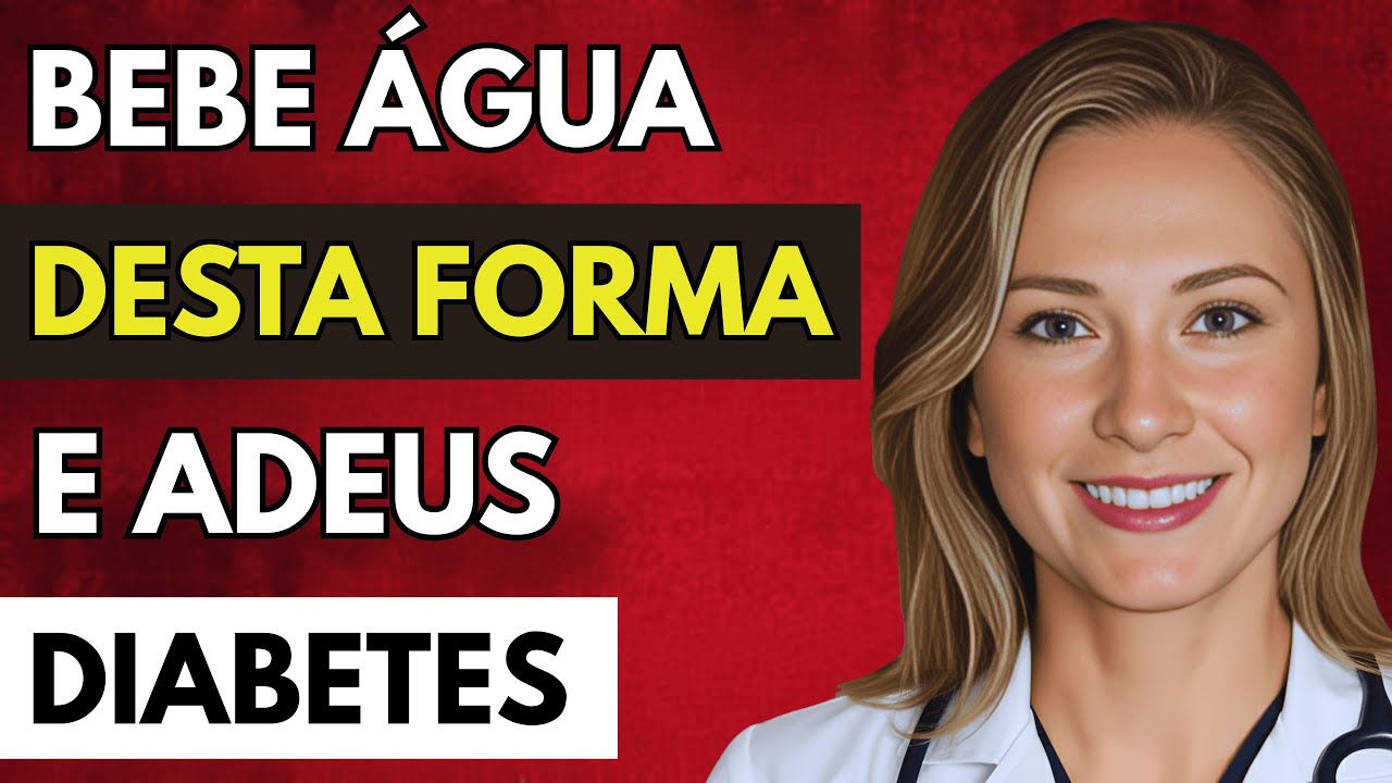 Os idosos que não bebem água assim aumentam o açúcar e o diabetes | Dra. Graça Freitas