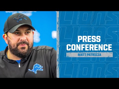 Detroit Lions Media Availability: Oct. 5, 2020 | Matt Patricia