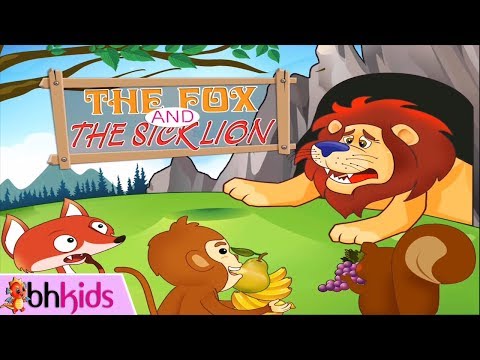 The Fox And The Sick Lion - Bedtime Story | Học Tiếng Anh Qua Truyện Cổ Tích