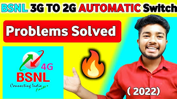 BSNL 3G TO 2G AUTOMATIC SHIFT | Problem Solved | Bsnl 2g To 3g Problem (E to H+ ) Fix Auto Network