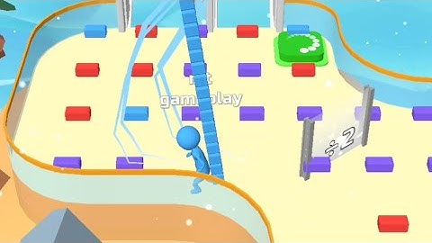 Bridge Race - All Levels Gameplay Android iOS Levels (1-8) Part -1