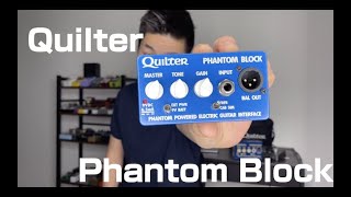 【機材紹介】一家に一台！スマホより小さくて軽いアンプ・DI：Quilter (クイルター）Phantom Block!!!