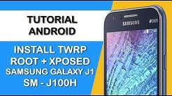 INSTALL CUSTOM RECOVERY TWRP ROOT & XPOSED SAMSUNG J1 (SM-J100H) - Durasi: 9.00. 