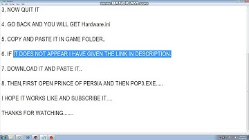 how to fix Prince of Persia 3 launch game problem