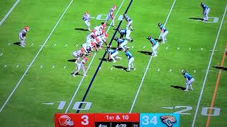 Browns fans chanting for Shedeur Sanders vs Jags 4th Q in Jacksonville!