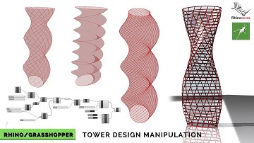 Grasshopper Tutorial For Beginners (Tower Manipulation)