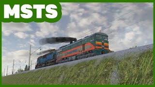 MSTS | 2ТЭ10У и ТЭМ7 | Microsoft Train Simulator | 2TE10U and TEM7