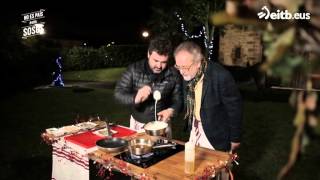 Ander y Ramón elaboran una deliciosa cena navideña para Olentzero