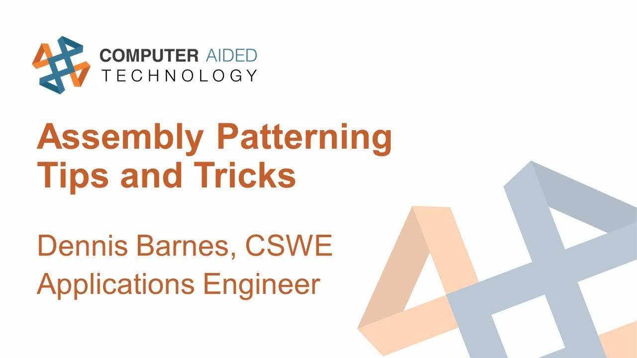 Assembly Patterning Tips and Tricks for SOLIDWORKS - YouTube