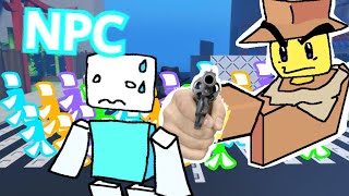 roblox blend in WITH the NPCS!?
