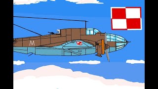 Scribble It!: The Drawing Of A Polish PZL.37 Łoś Bomber Featuring Campbell The Toast [Tweak #1]