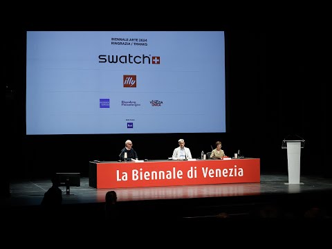 Biennale Arte 2024 - Press conference in Internati...