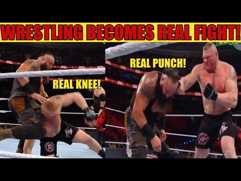 Top 10 WWE Wrestling Matches That Turned Into Real Fights