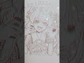 鏡よ鏡。※点滅注意 #東方 #イラスト #描いてみた #フランドールスカーレット