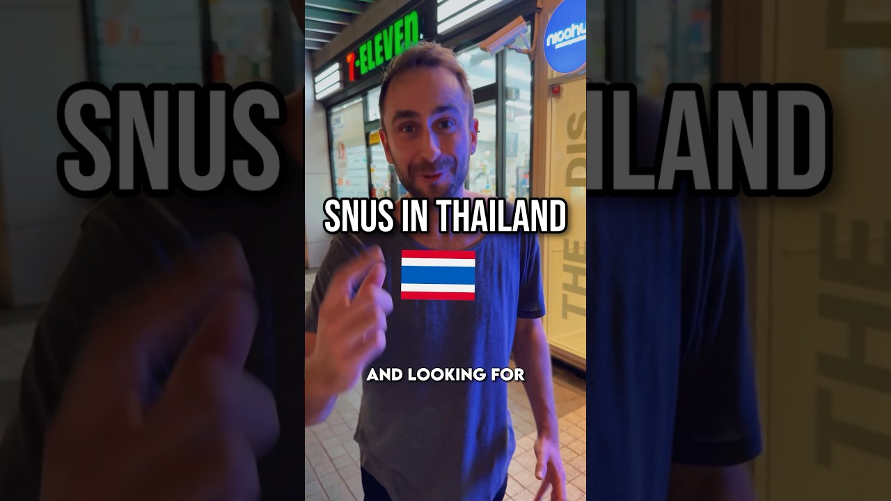 Snus in Thailand!! 🤩 Huge selection of Cans