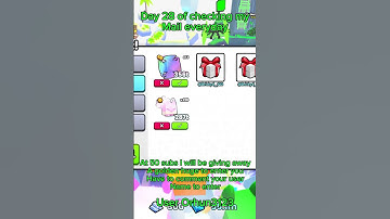 Day 28 of checking my mail everyday #roblox #race #mail #ps99 #pet