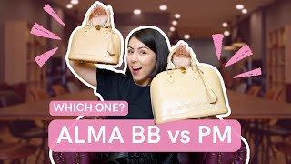 👜LOUIS VUITTON Alma Vernis BB vs PM - Which Should You Pick💖