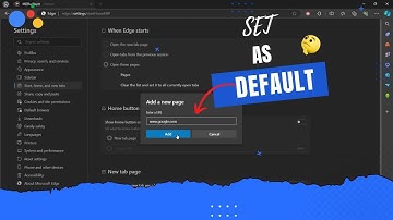 How to Set Google as Homepage in Microsoft Edge
