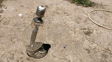 Smash Huge Light Bulb in Slow Motion