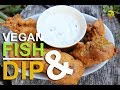 Battered "Fish" (Banana Blossoms) & Dip// Vegan Recipe//Carib Sunsations