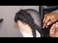 How To Make A Frontal Wig Ft. Wiggins Hair | Young Africana