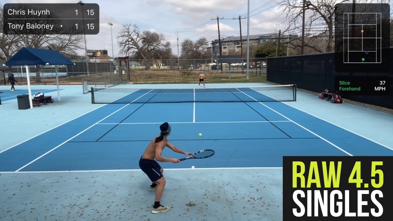 4.5 USTA Tennis Match | Counterpuncher vs Asian Dominic Thiem