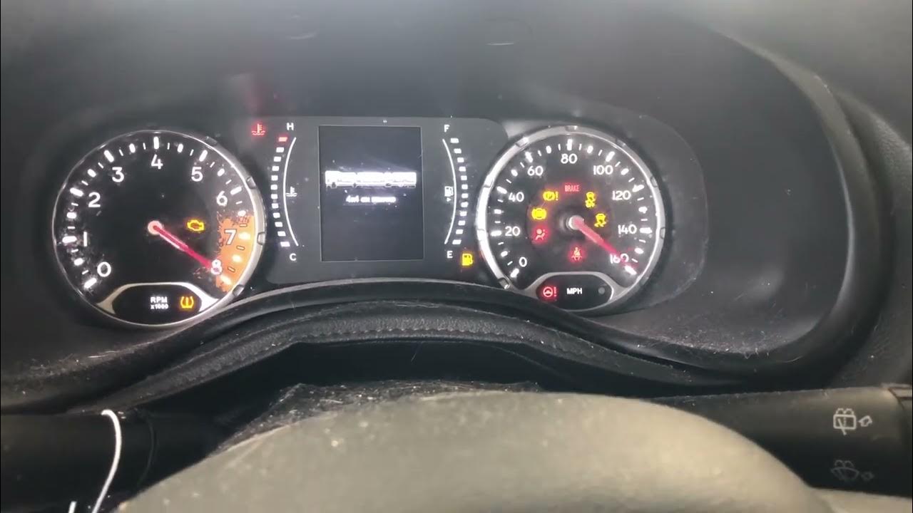 2018 Jeep Renegade Oil Change Light reset procedure. - YouTube