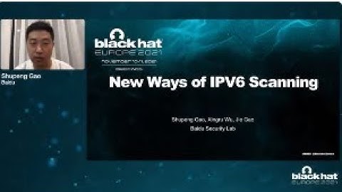 New Ways of IPV6 Scanning