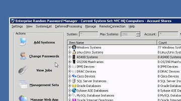 Discover Systems and Accounts