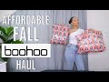 AFFORDABLE FALL OUTFITS BOOHOO HAUL