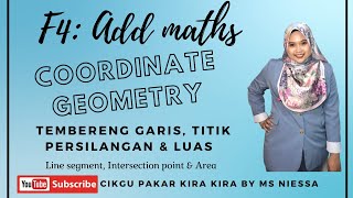 Add maths Tingkatan 4: Coordinate Geometry (Trial Sabah 2021 Paper 2)