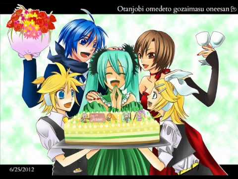 Vocaloid Happy Birthday