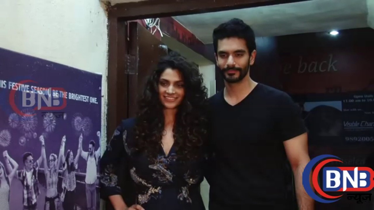Saiyami Kher, Angad Bedi & Pooja Hegde  At Rock On 2 Special Screening At PVR Juhu