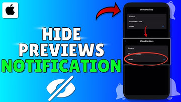 How To HIDE NOTIFICATION PREVIEWS From Lockscreen On Iphone (Step By Step)